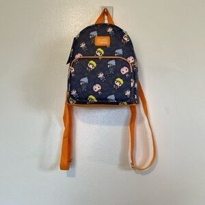 Naruto Shippuden Funko Pop leather group character adjustable back pack NEW!
